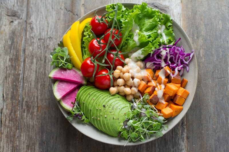 Vibrant healthy food